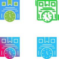 Zeit ist Geld-Icon-Design vektor