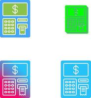 Geldautomat Symbol Design vektor