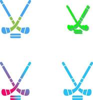 Eishockey-Icon-Design vektor