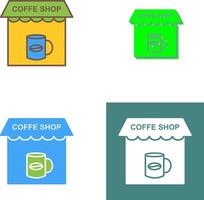 Kaffee Geschäft Symbol Design vektor