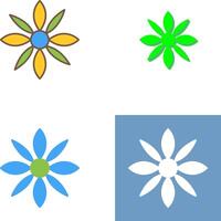 Blumen-Icon-Design vektor