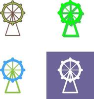 Riesenrad-Icon-Design vektor