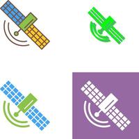 Satelliten-Icon-Design vektor