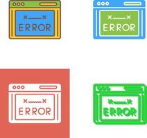 Error Code Symbol Design vektor