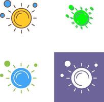 Sonne-Icon-Design vektor