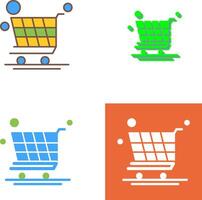 Trolley-Icon-Design vektor