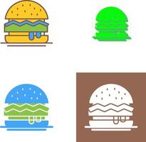 Hamburger-Icon-Design vektor