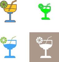 Cocktail-Icon-Design vektor