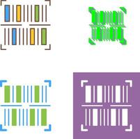 Barcode-Icon-Design vektor