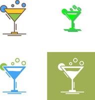 Cocktail-Icon-Design vektor