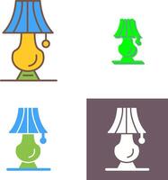 Lampen-Icon-Design vektor