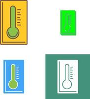 Thermometer Icon Design vektor