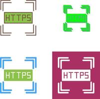 https Symbol Design vektor