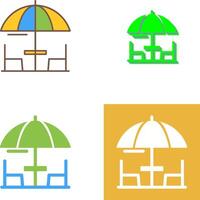 Regenschirm-Icon-Design vektor