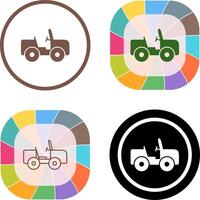 Safari-Jeep-Icon-Design vektor