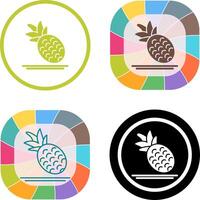 Ananas-Icon-Design vektor