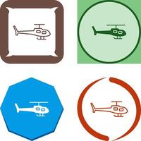 Helikopter-Icon-Design vektor