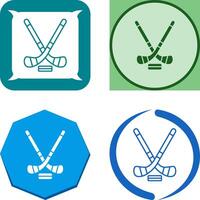 Eishockey-Icon-Design vektor