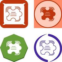 Puzzle-Icon-Design vektor