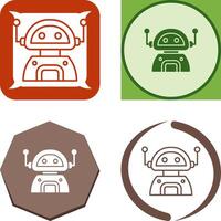 Roboter-Icon-Design vektor