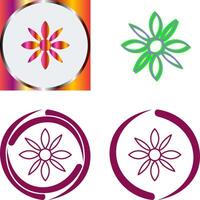 Blumen-Icon-Design vektor