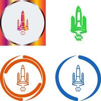 Space-Shuttle-Icon-Design vektor