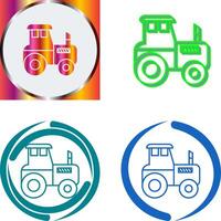 traktor ikon design vektor
