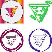 Pizza-Icon-Design vektor