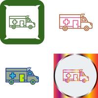 Krankenwagen-Icon-Design vektor