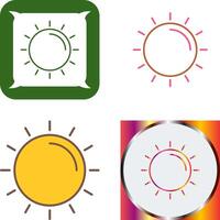 Sonne-Icon-Design vektor