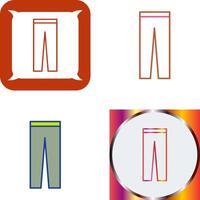 Hosen-Icon-Design vektor