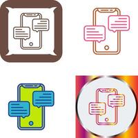 Chat-Icon-Design vektor