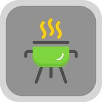 Grill-Vektor-Icon-Design vektor