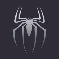 Spindelmannen logotyp design vektor. vektor