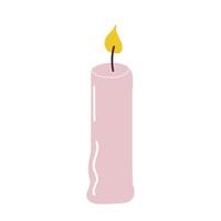 Verbrennung aromatisch Kerze zum Aromatherapie vektor