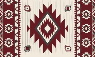 navajo stam- sömlös mönster. inföding amerikan prydnad. etnisk söder Västra dekor stil. boho geometrisk prydnad. sömlös mönster. mexikansk filt, matta. vävd matta illustration vektor