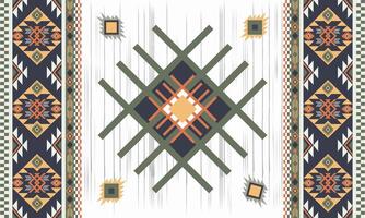 navajo stam- sömlös mönster. inföding amerikan prydnad. etnisk söder Västra dekor stil. boho geometrisk prydnad. sömlös mönster. mexikansk filt, matta. vävd matta illustration vektor