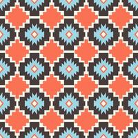 navajo Stammes- nahtlos Muster. einheimisch amerikanisch Ornament. ethnisch Süd Western Dekor Stil. Boho geometrisch Ornament. nahtlos Muster. Mexikaner Decke, Teppich. gewebte Teppich Illustration vektor