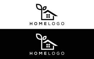 minimalistisch Zuhause Symbol Logo. modern Zuhause echt Nachlass Logo vektor