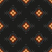 Folk dekorative Textil nahtlose Muster vektor