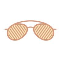 Hipster Brille eben Element. Sonnenbrille modisch Mode. stilvoll Brille im modern und kreativ Stil. Sonnenbrille modern Design Karikatur Stil. vektor