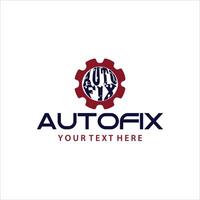 Auto Fix Logo Design zum Ihre Unternehmen vektor