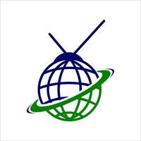 Welt Logo Vorlage Illustration Design vektor