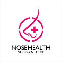 Gesundheit Nase Logo Symbol Illustration Design vektor