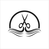 rasieren Schnurrbart Logo Symbol Illustration Design vektor