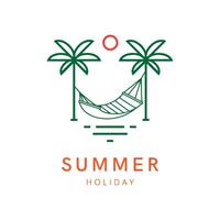 Sommer- Logo Design vetor Datei zum Logo Designer Inspiration und Unternehmen Marke vektor