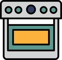 ugn för matlagning ikon illustration i linje stil vektor