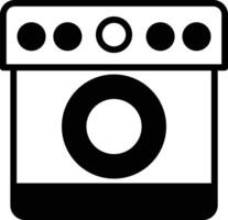 Waschen Maschine und Trockner Symbol Illustration im Linie Stil vektor