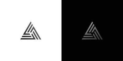 modern och professionell logotypdesign med initialer vektor