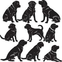 Labrador-Retriever-Silhouette vektor